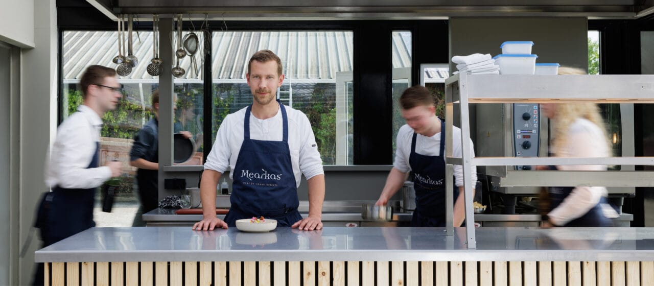 Kees Meinderts, chef-kok van Mearkas